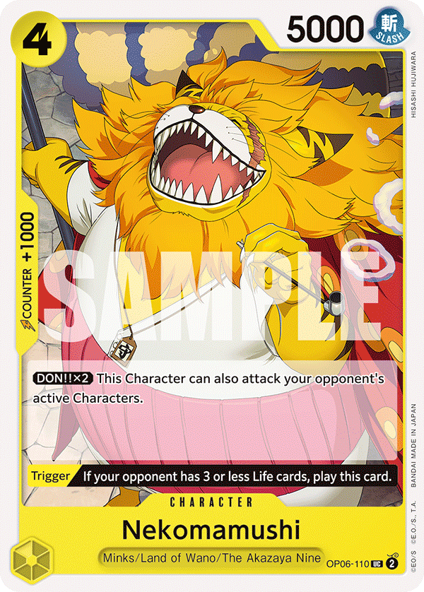 Nekomamushi One Piece card