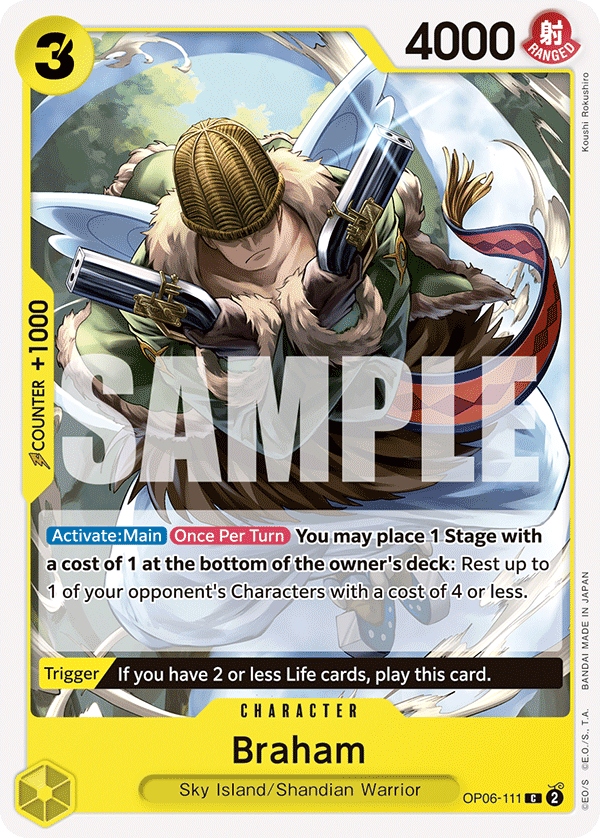 Braham One Piece card
