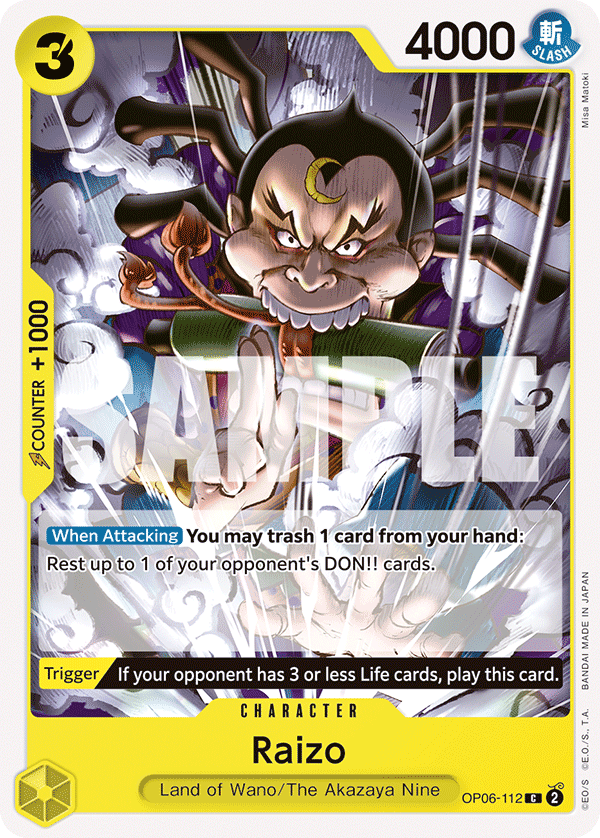 Raizo One Piece card