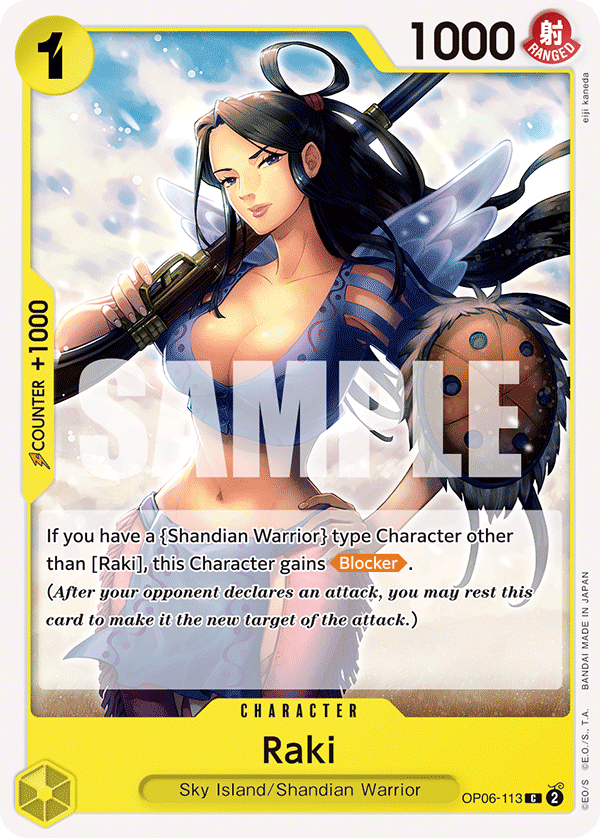 Raki One Piece card
