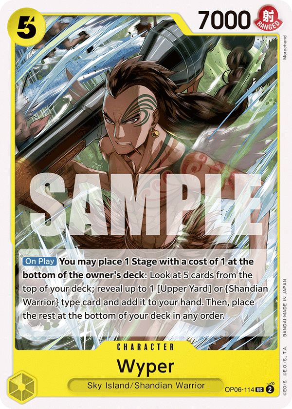 Wyper One Piece card