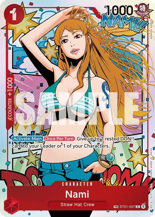 Nami One Piece card