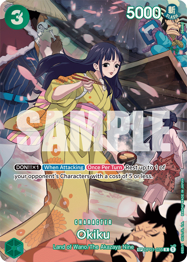 Okiku One Piece card