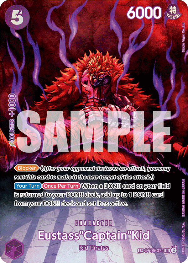 Eustass"Captain"Kid One Piece card