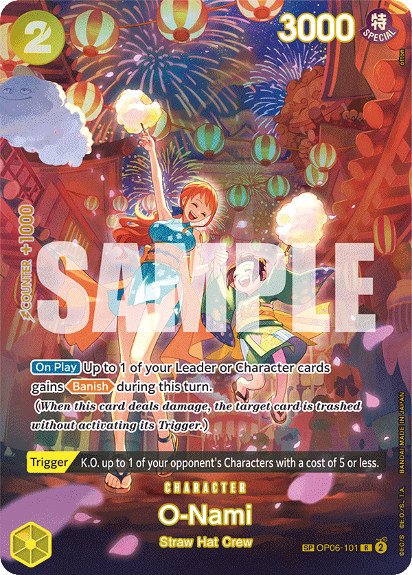 O-Nami One Piece card