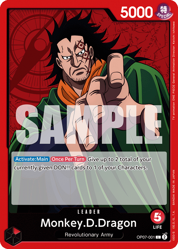 Monkey.D.Dragon One Piece card