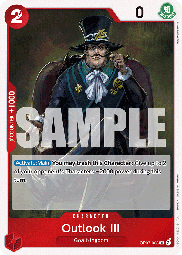 Outlook III One Piece card