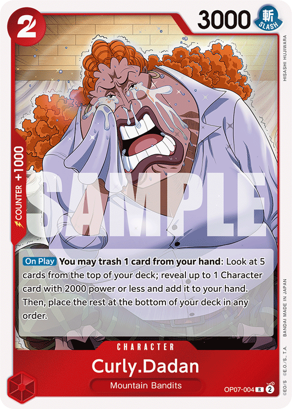 Curly.Dadan One Piece card