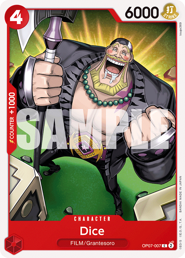 Dice One Piece card