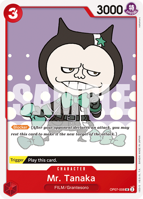 Mr. Tanaka One Piece card