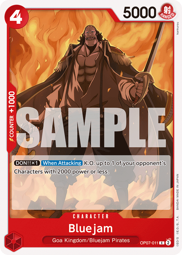 Bluejam One Piece card