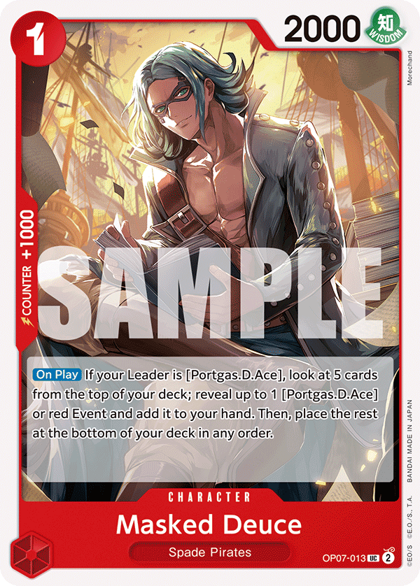 Masked Deuce One Piece card