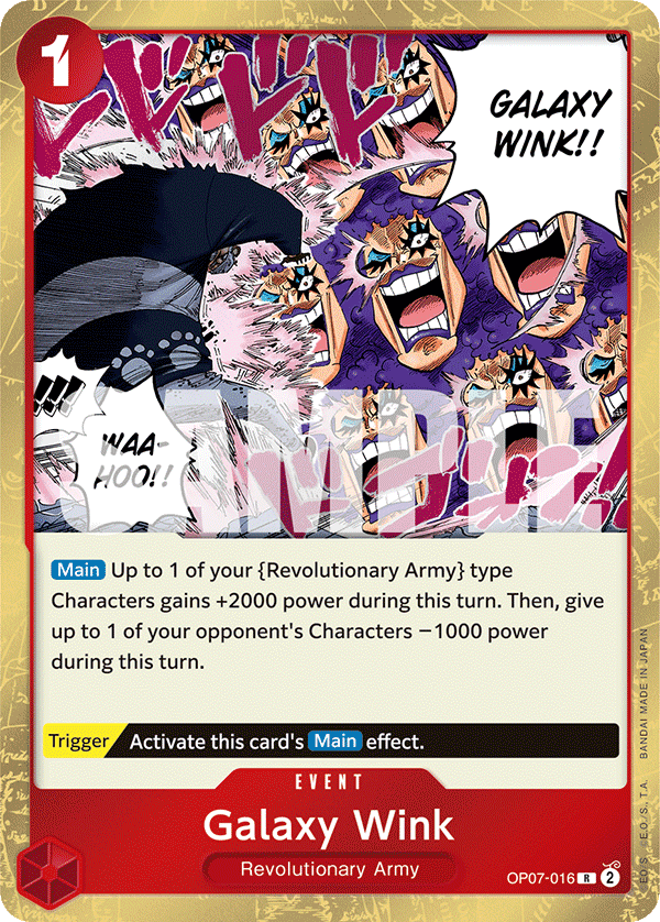 Galaxy Wink One Piece card
