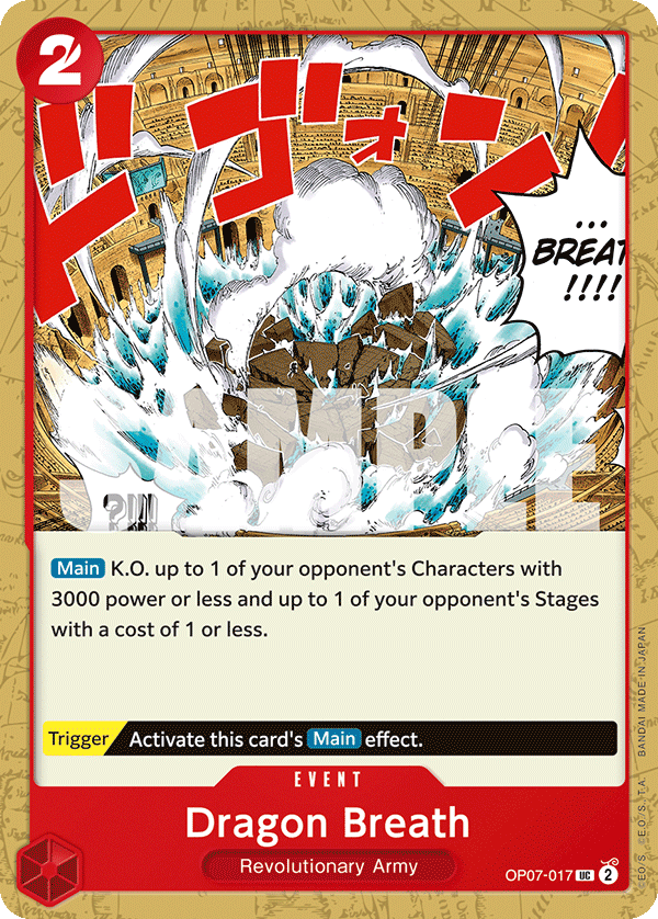 Dragon Breath One Piece card
