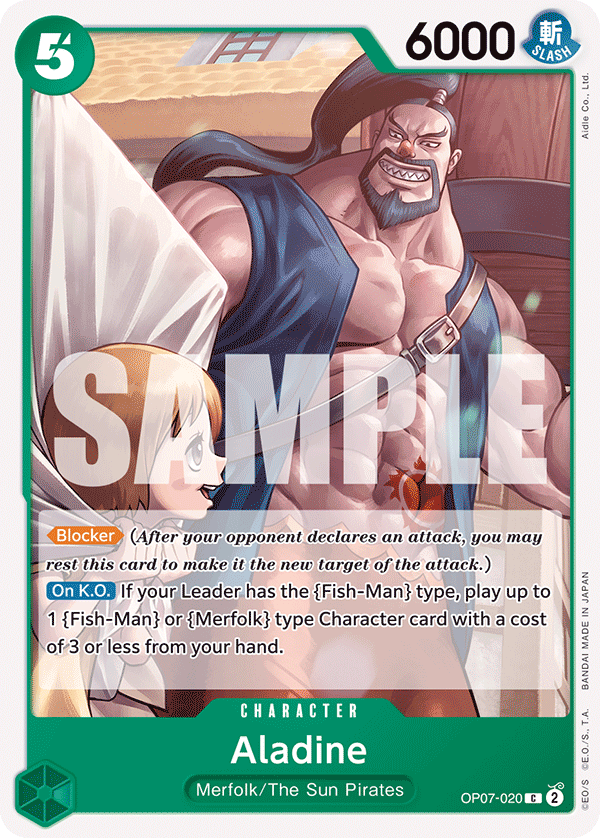 Aladine One Piece card