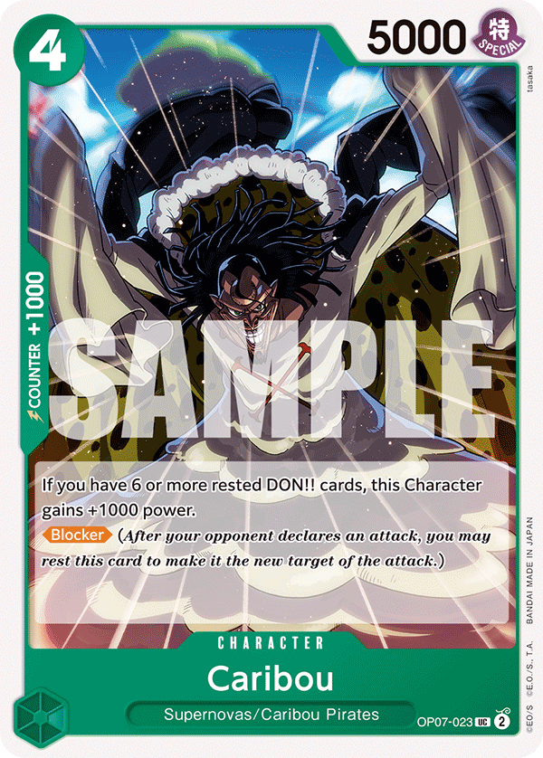 Caribou One Piece card
