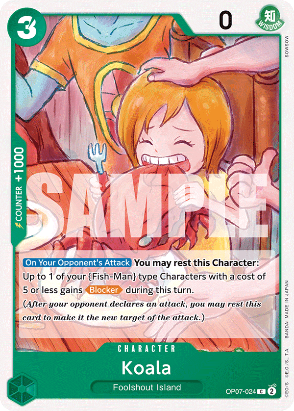 Koala One Piece card