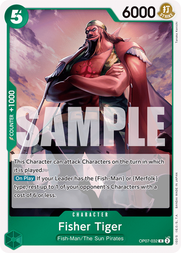 Fisher Tiger One Piece card