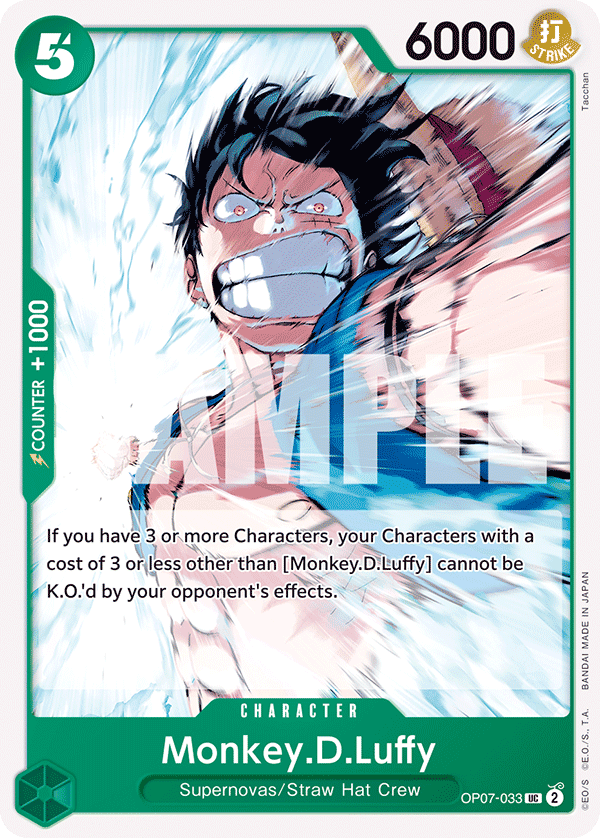 Monkey.D.Luffy One Piece card