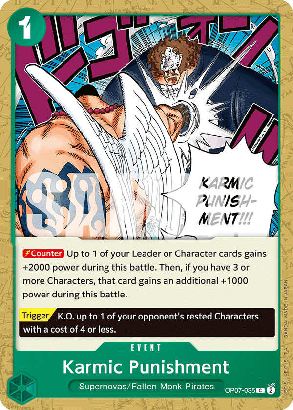 Karmic Punishment One Piece card