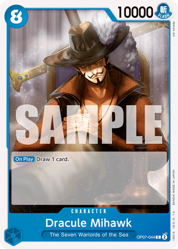 Dracule Mihawk One Piece card