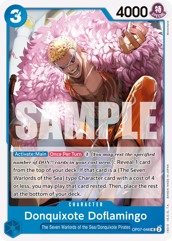 Donquixote Doflamingo One Piece card