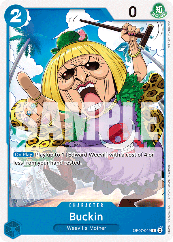 Buckin One Piece card