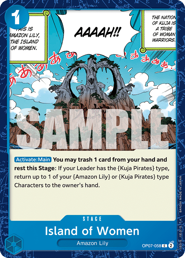 Island of Women One Piece card