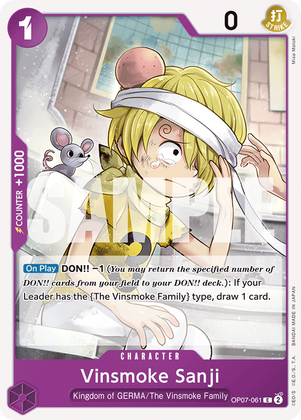 Vinsmoke Sanji One Piece card