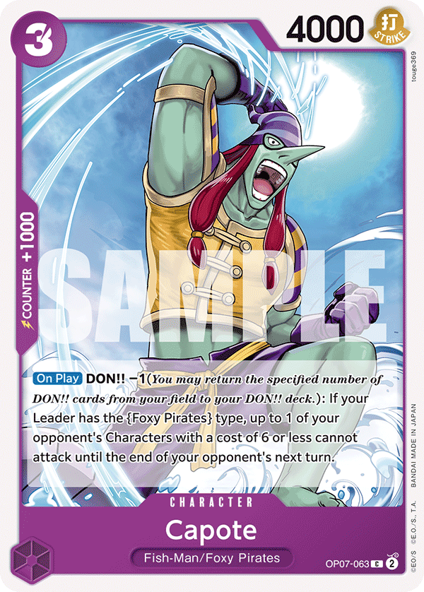Capote One Piece card