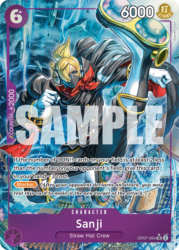 Sanji One Piece card