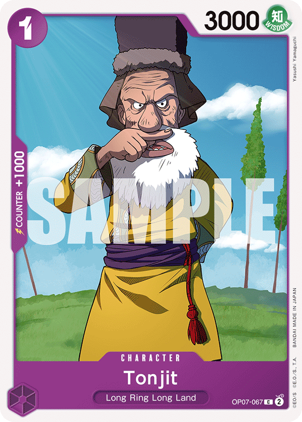 Tonjit One Piece card