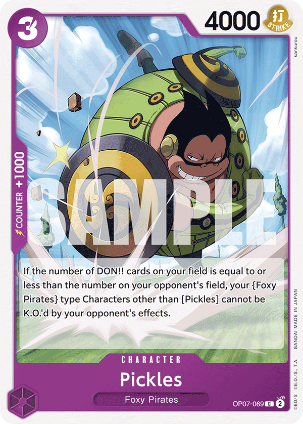 Pickles One Piece card