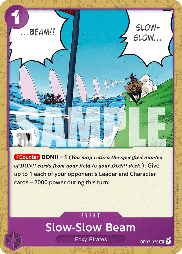 Slow-Slow Beam One Piece card