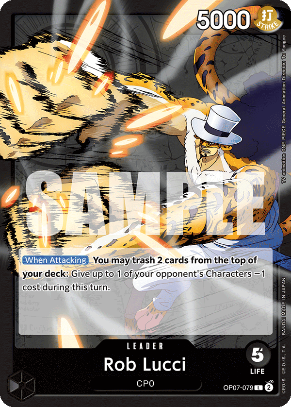 Rob Lucci One Piece card