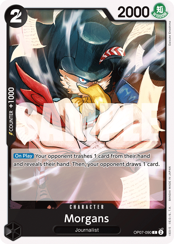 Morgans One Piece card