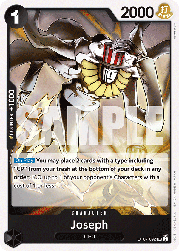 Joseph One Piece card