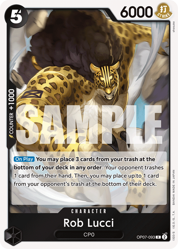 Rob Lucci One Piece card