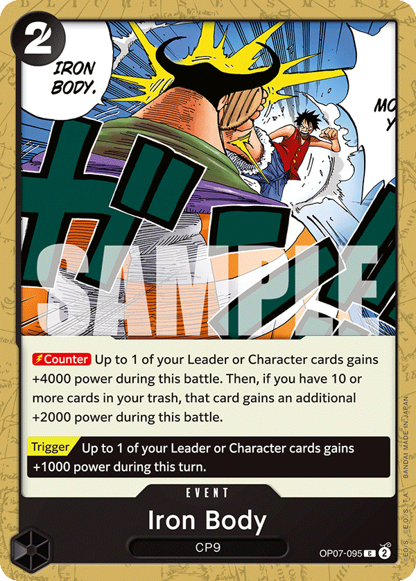 Iron Body One Piece card