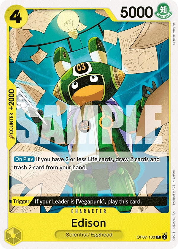 Edison One Piece card