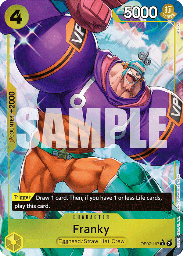 Franky One Piece card