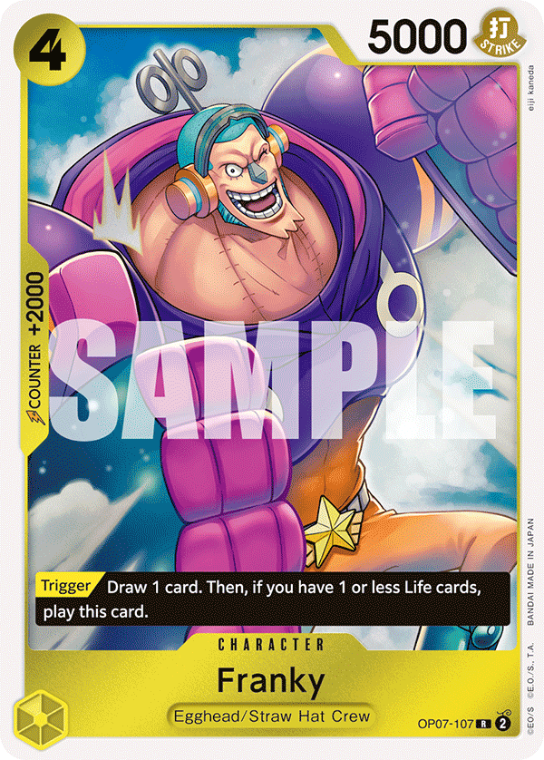 Franky One Piece card