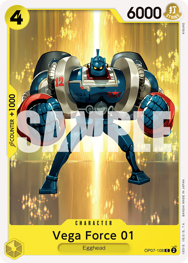 Vega Force 01 One Piece card