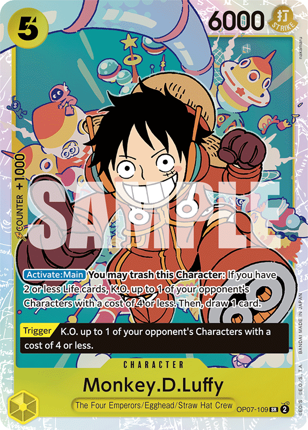 Monkey.D.Luffy One Piece card