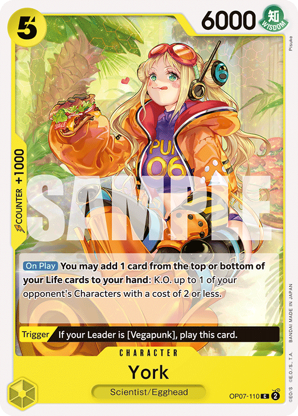 York One Piece card