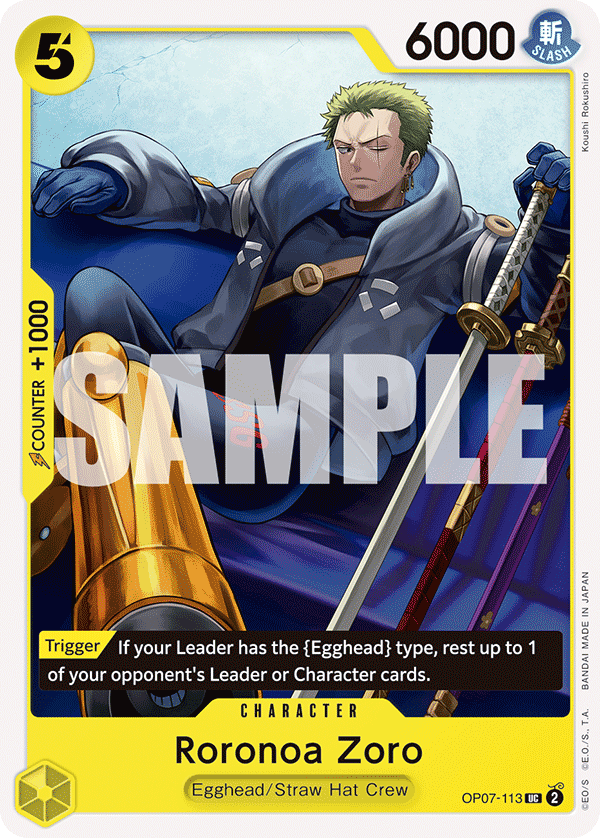 Roronoa Zoro One Piece card