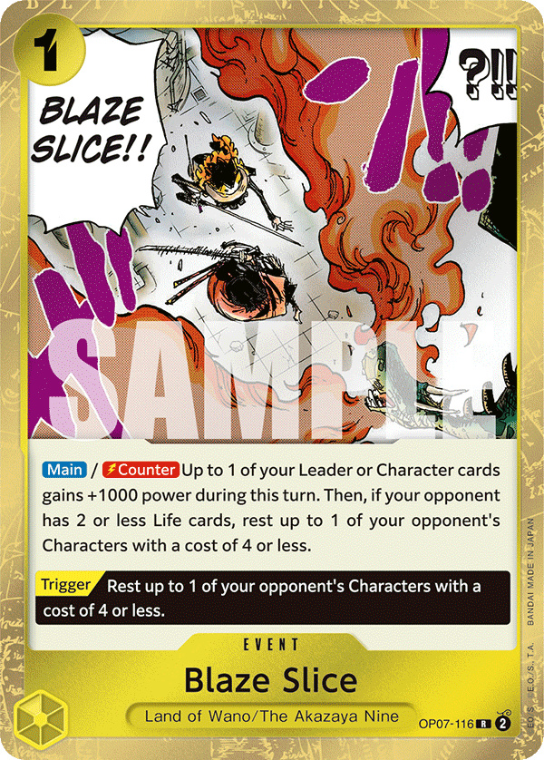 Blaze Slice One Piece card