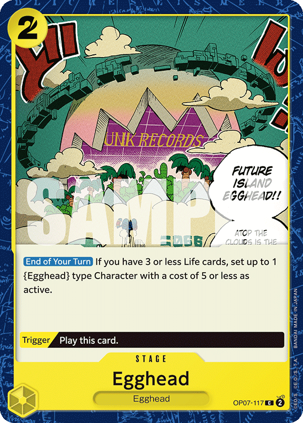 Egghead One Piece card