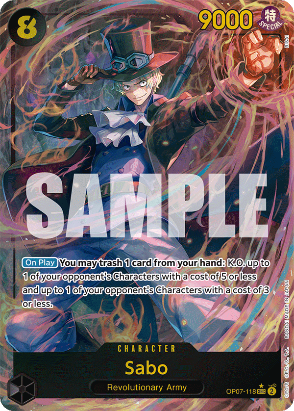 Sabo One Piece card