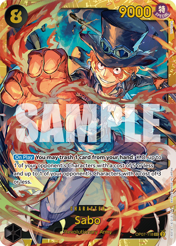 Sabo One Piece card